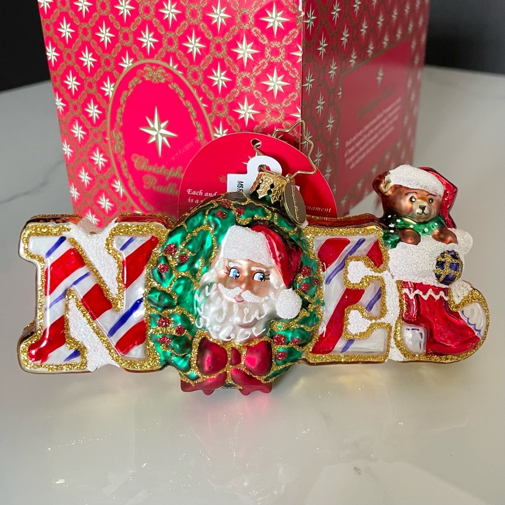 Christmas Traditions Noel Ornament by Christopher Radko